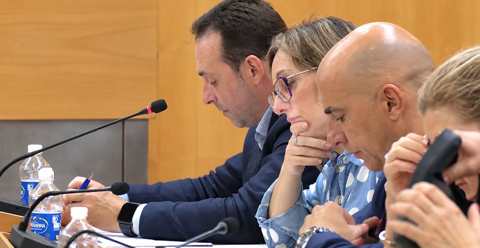 Juan Sergio Redondo, portavoz de Vox, durante el Pleno