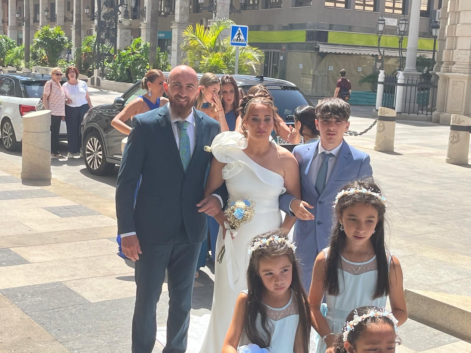 Jesús y Rosa sellan su amor en el Salón del Trono