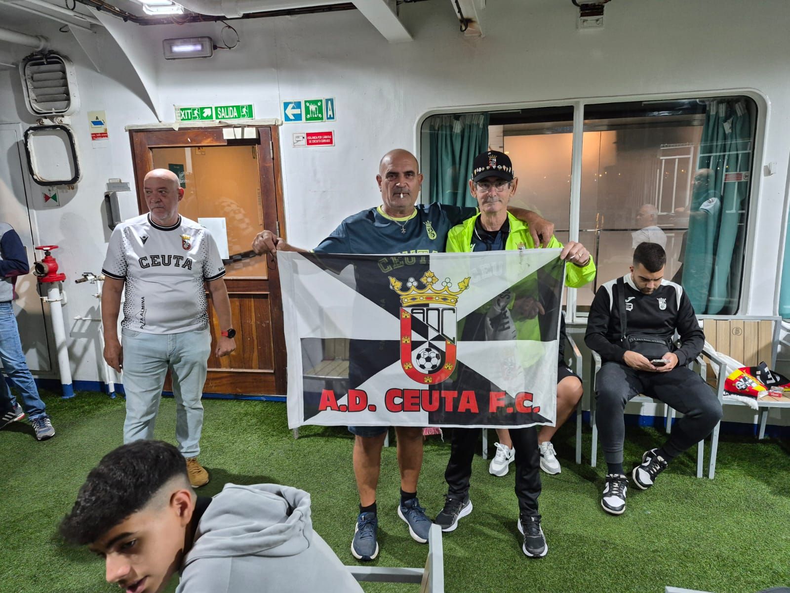 La afición de la AD Ceuta La afición de la AD Ceuta