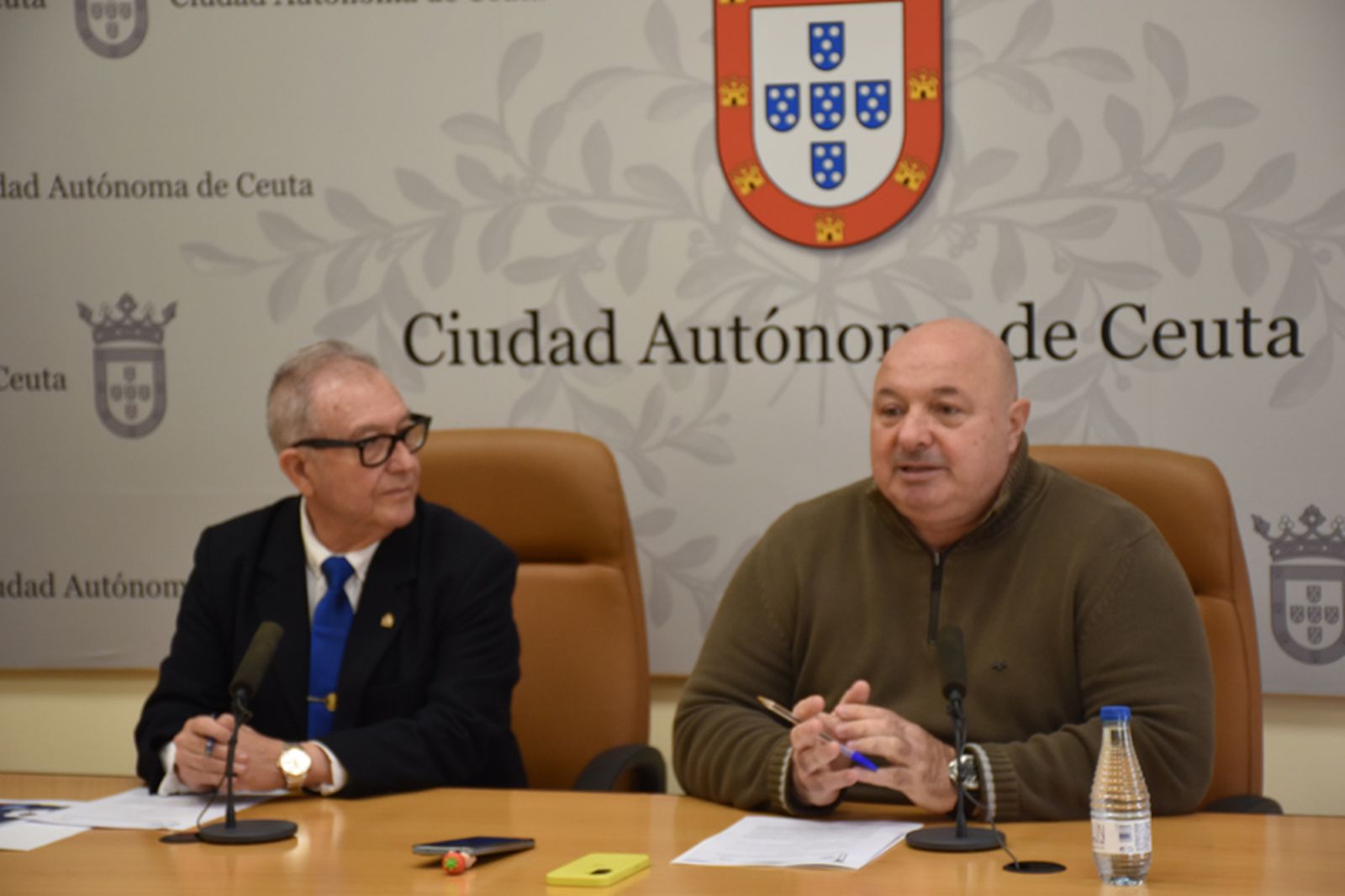 Mariscal y Cecchi durante la rueda de prensa de este viernes. / FOTO J.I.M.