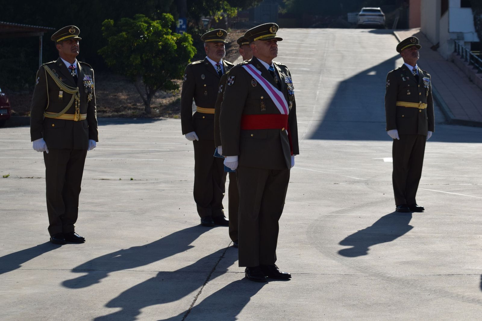El Regimiento de Ingenieros 7 honra a San Fernando en una solemne parada militar en El Jaral