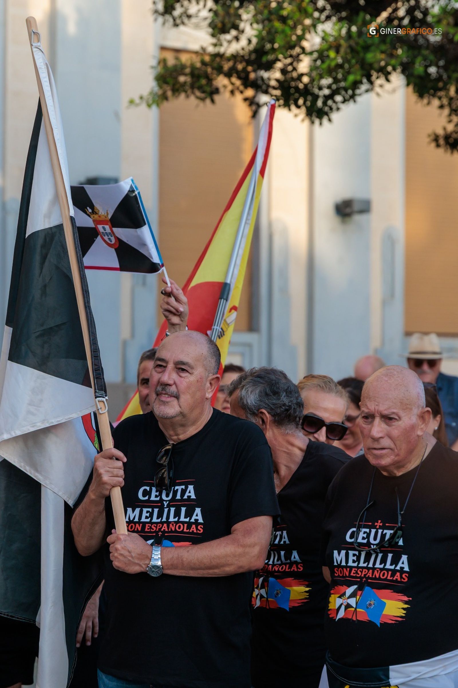 Melilla se vuelca con Ceuta: la Casa Regional de Ceuta, protagonista de una multitudinaria concentración