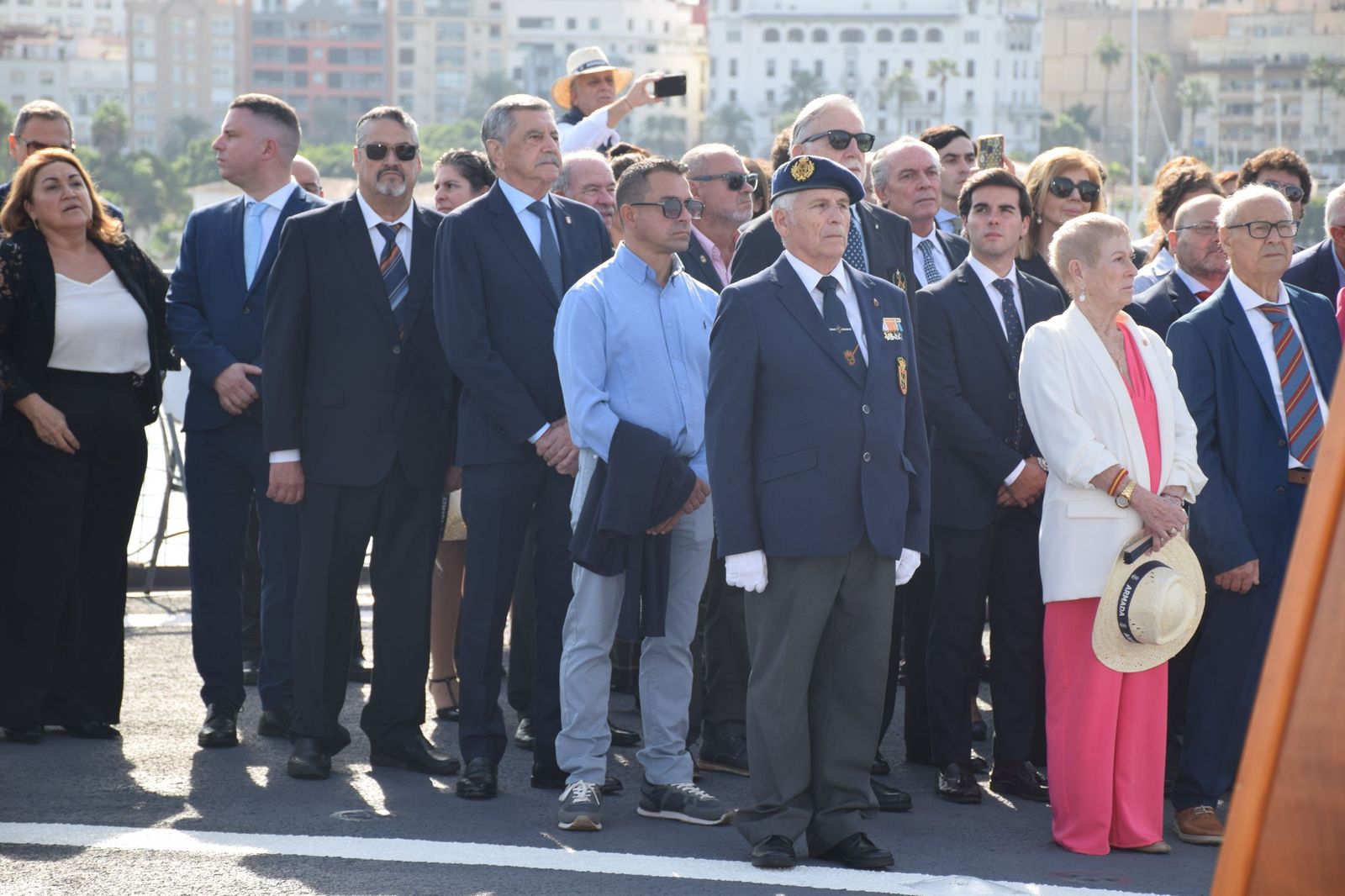 Emotiva jura de bandera a bordo del 'Castilla'