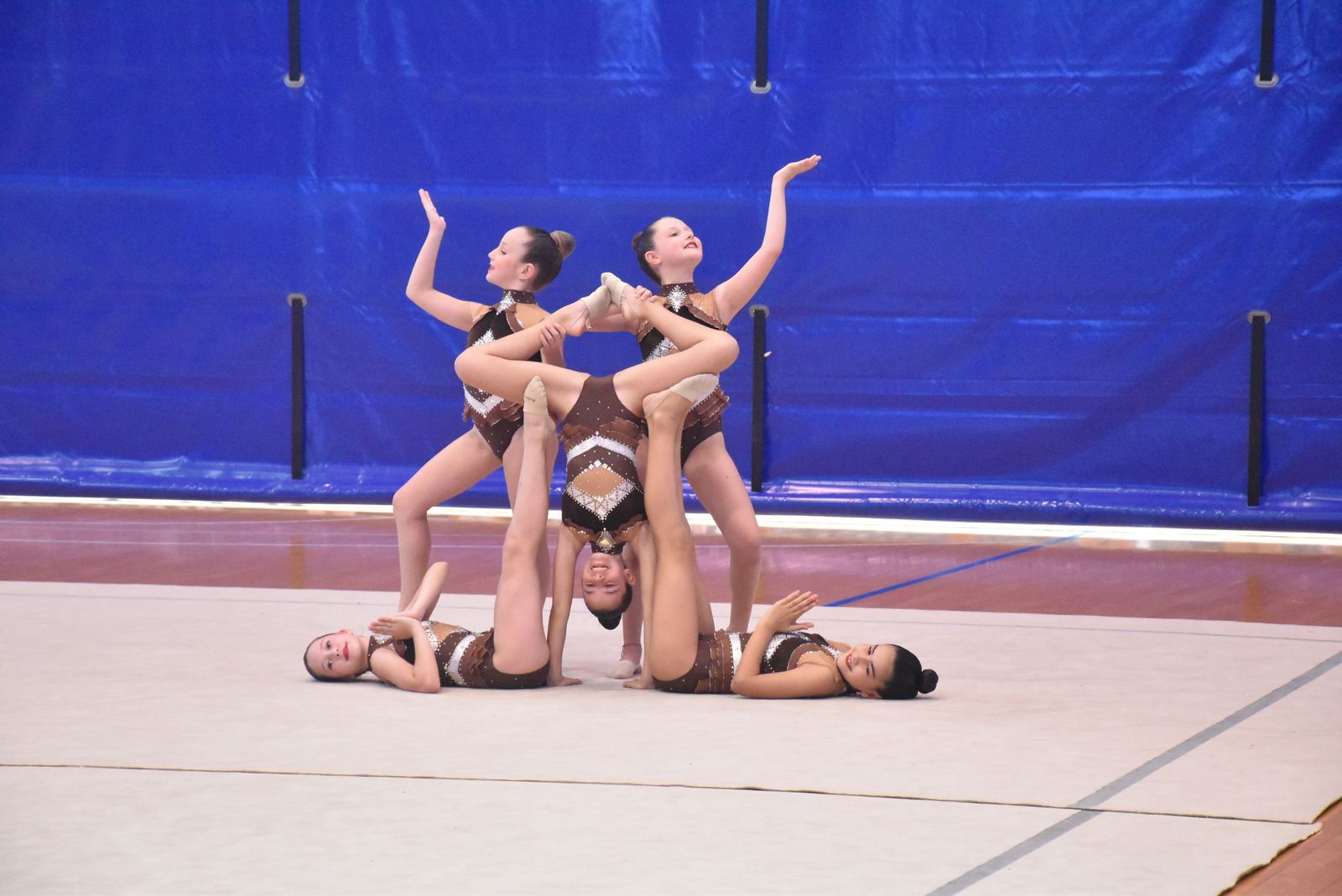 Exhibición de Gimnasia Rítmica