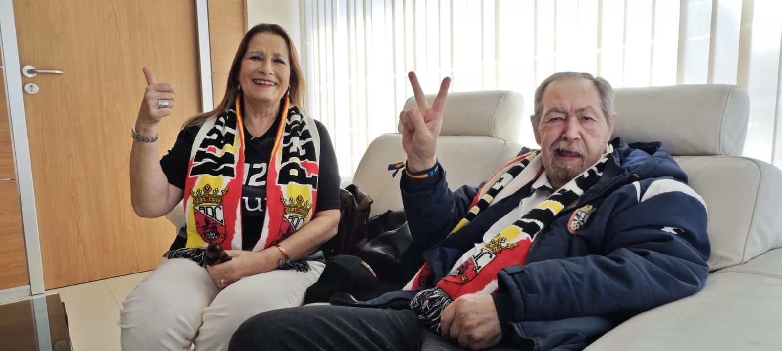 Alberto y Lola: dos vidas, un mismo escudo y toda una historia junto al Ceuta