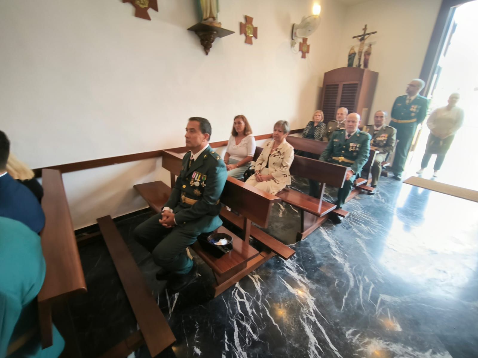 Misa en honor de la patrona de la Guardia Civil, la Virgen del Pilar, en la Ermita del Valle Misa en honor de la patrona de la Guardia Civil, la Virgen del Pilar, en la Ermita del Valle