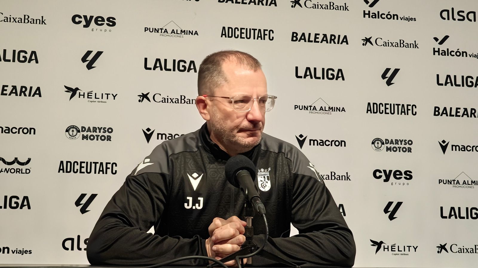 José Juan, en la rueda de prensa