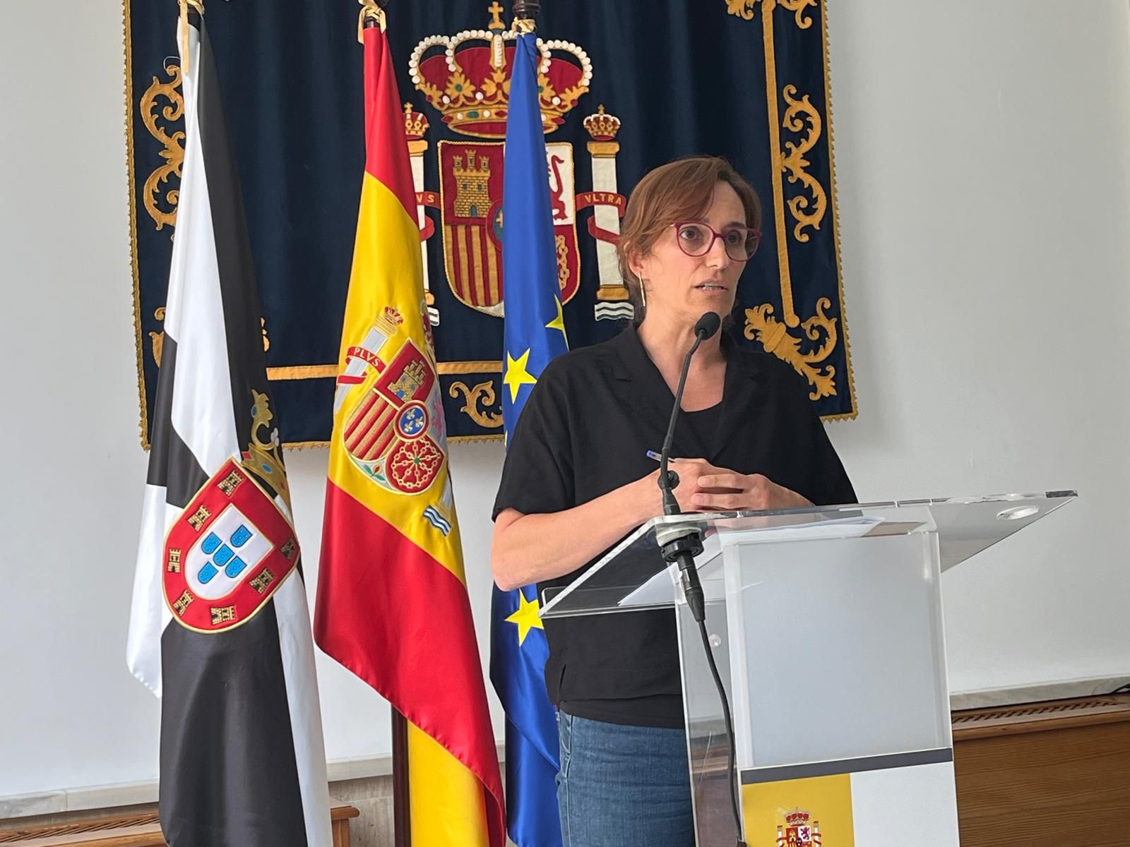 La ministra de Sanidad, Mónica García, comparece en Ceuta