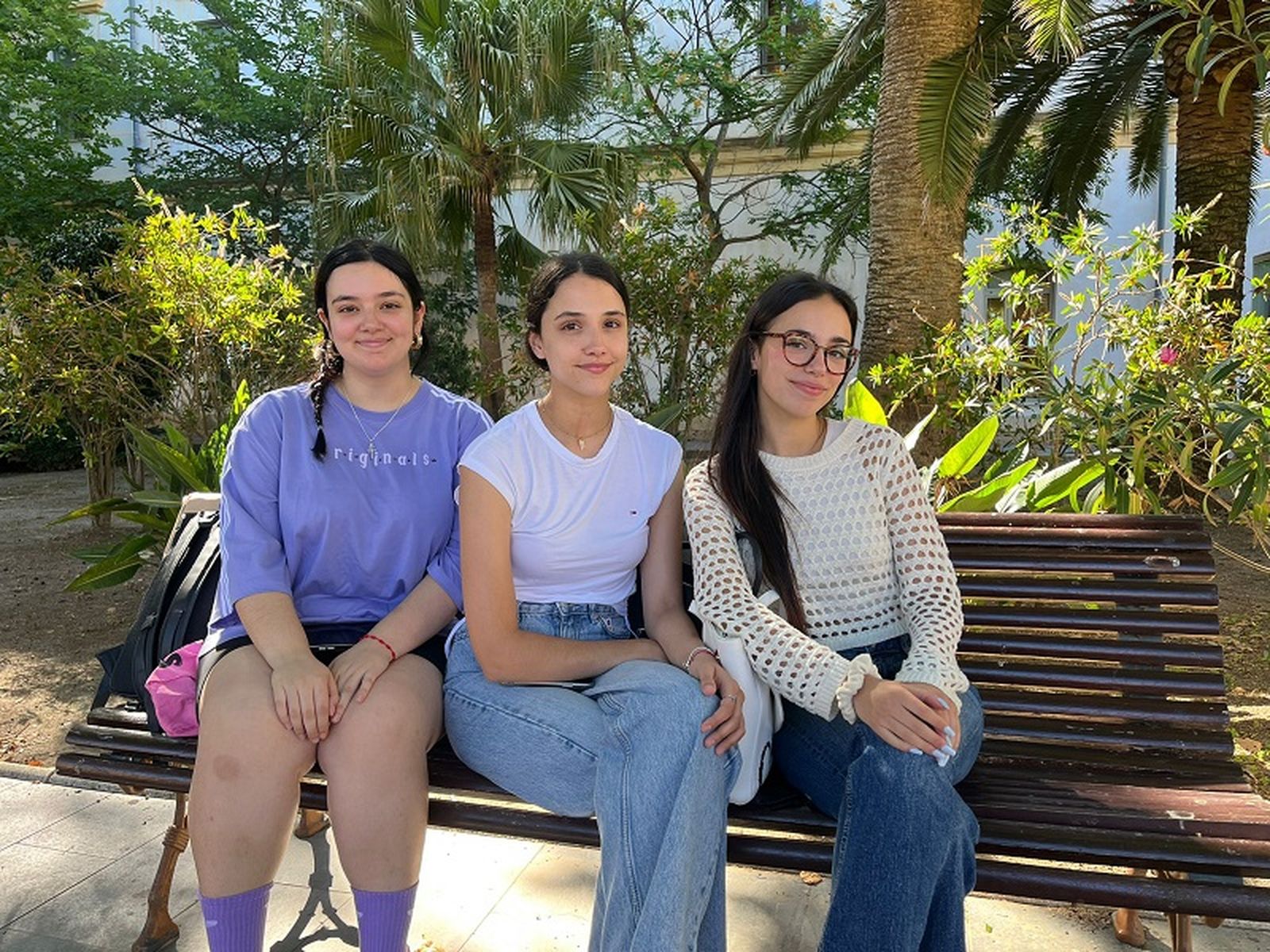Nerea García, Marta Galán y Laura Jiménez./ FOTO C.L. Nerea García, Marta Galán y Laura Jiménez./ FOTO C.L.