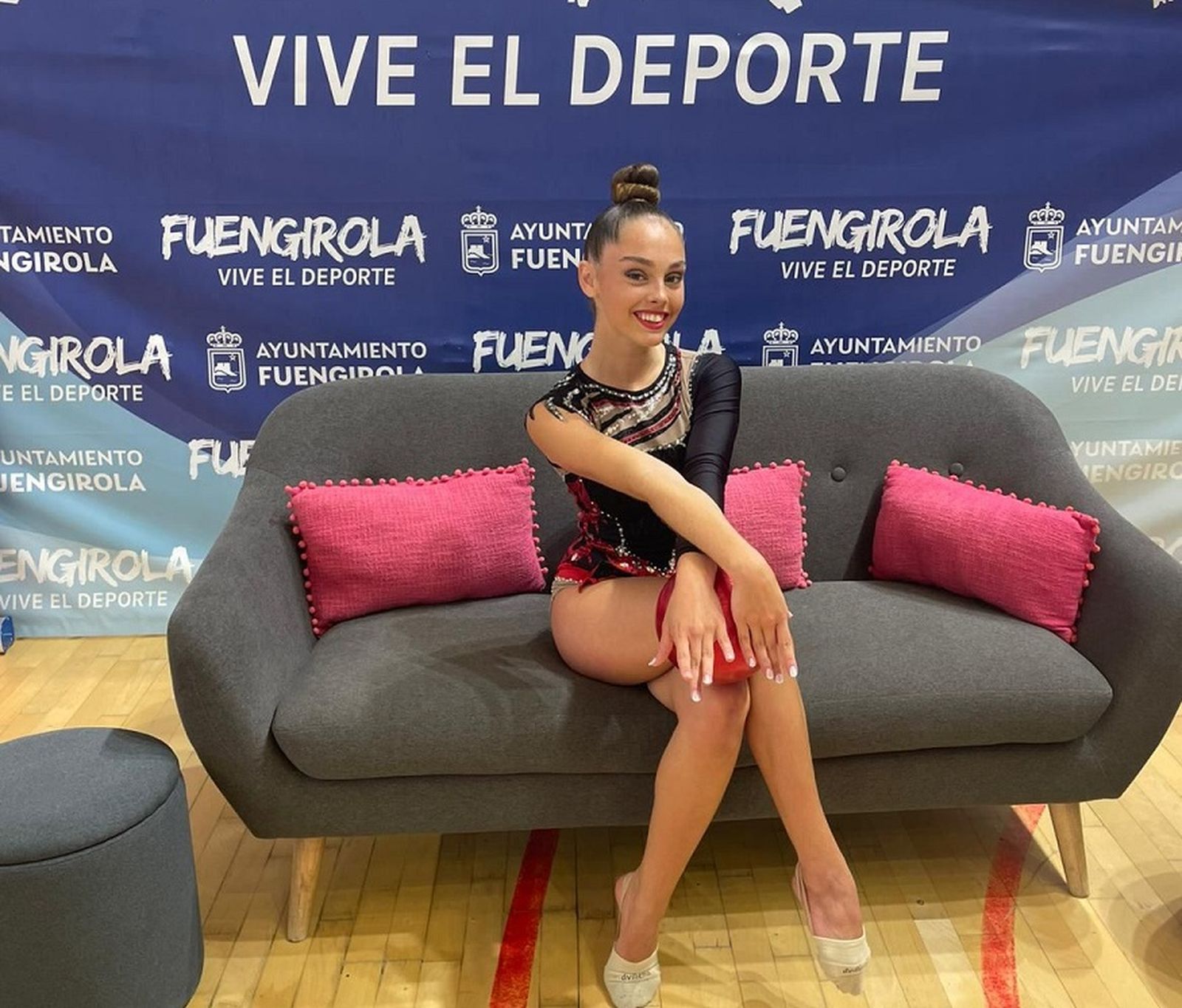Buena actuación de la gimnasia rítmica ceutí
