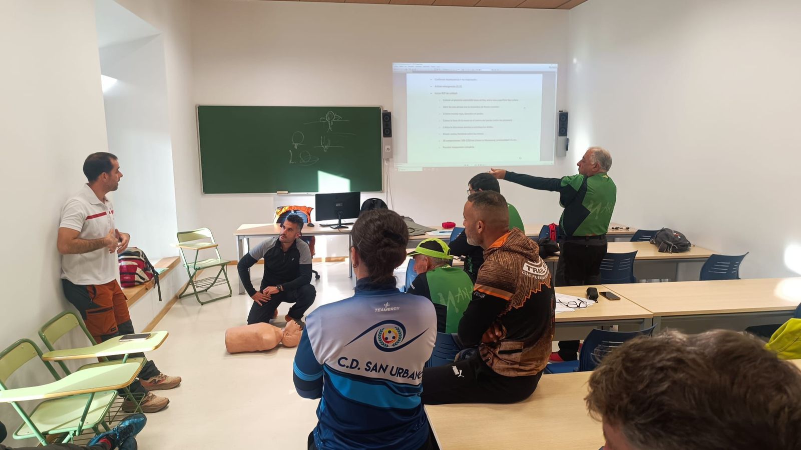 Imagen de las clases impartidas.