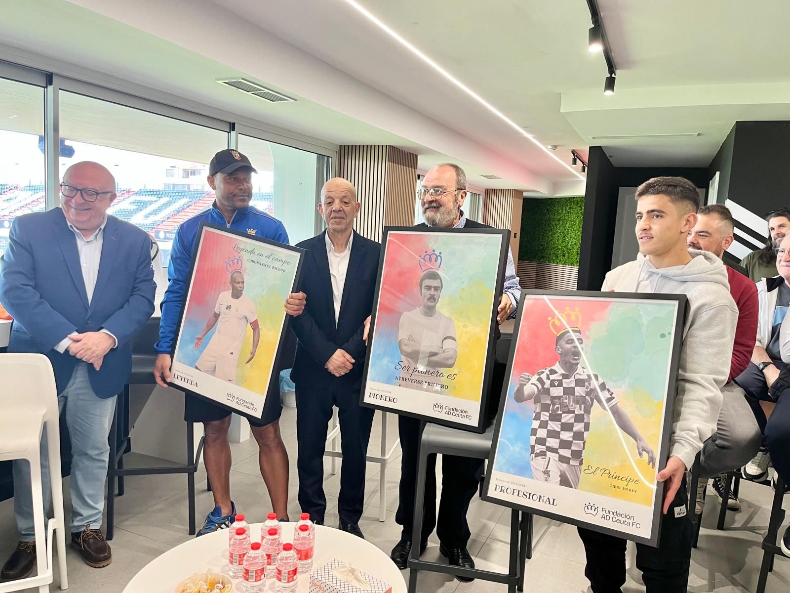 Presentación Logo y web de la Fundación del Ceuta