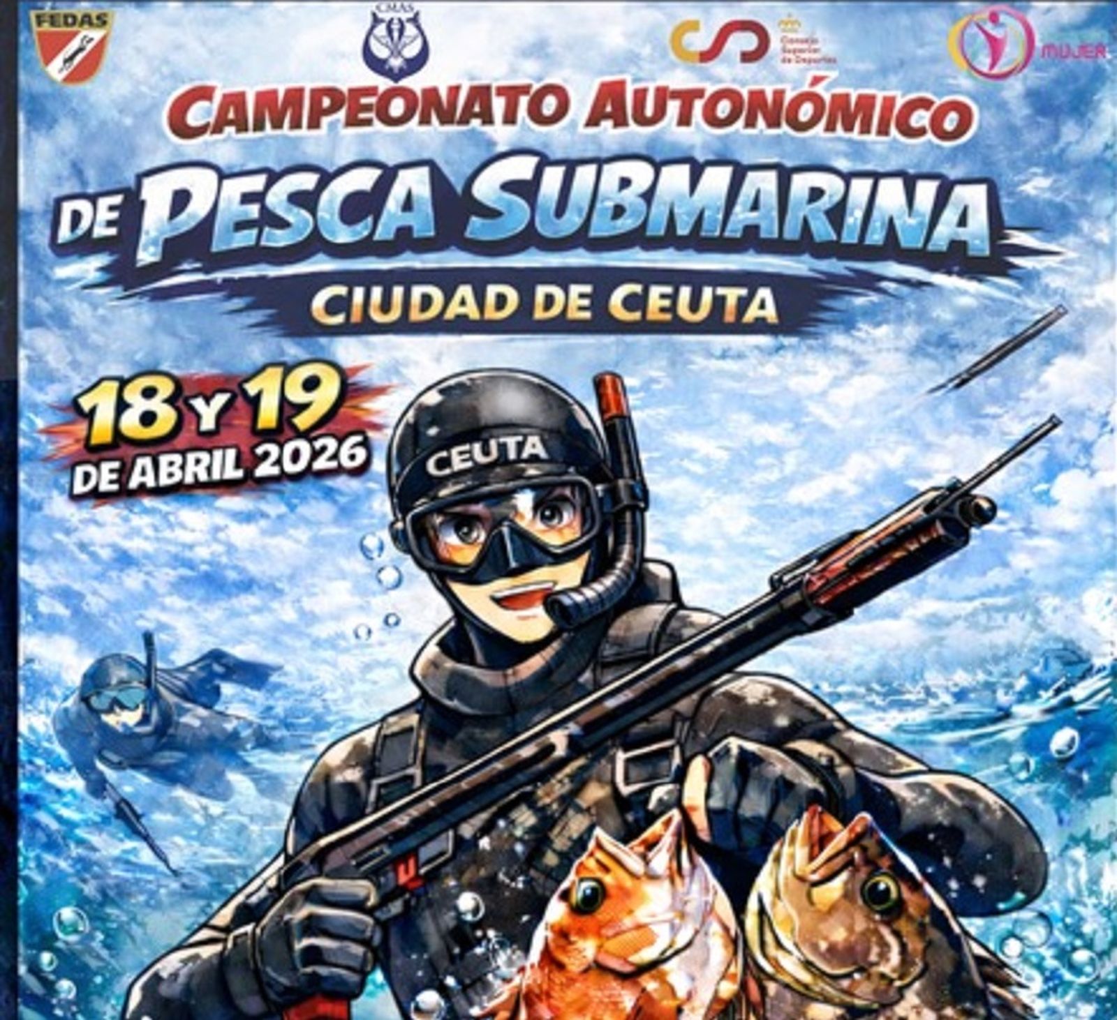 Cartel de la competición organizada por la Federación