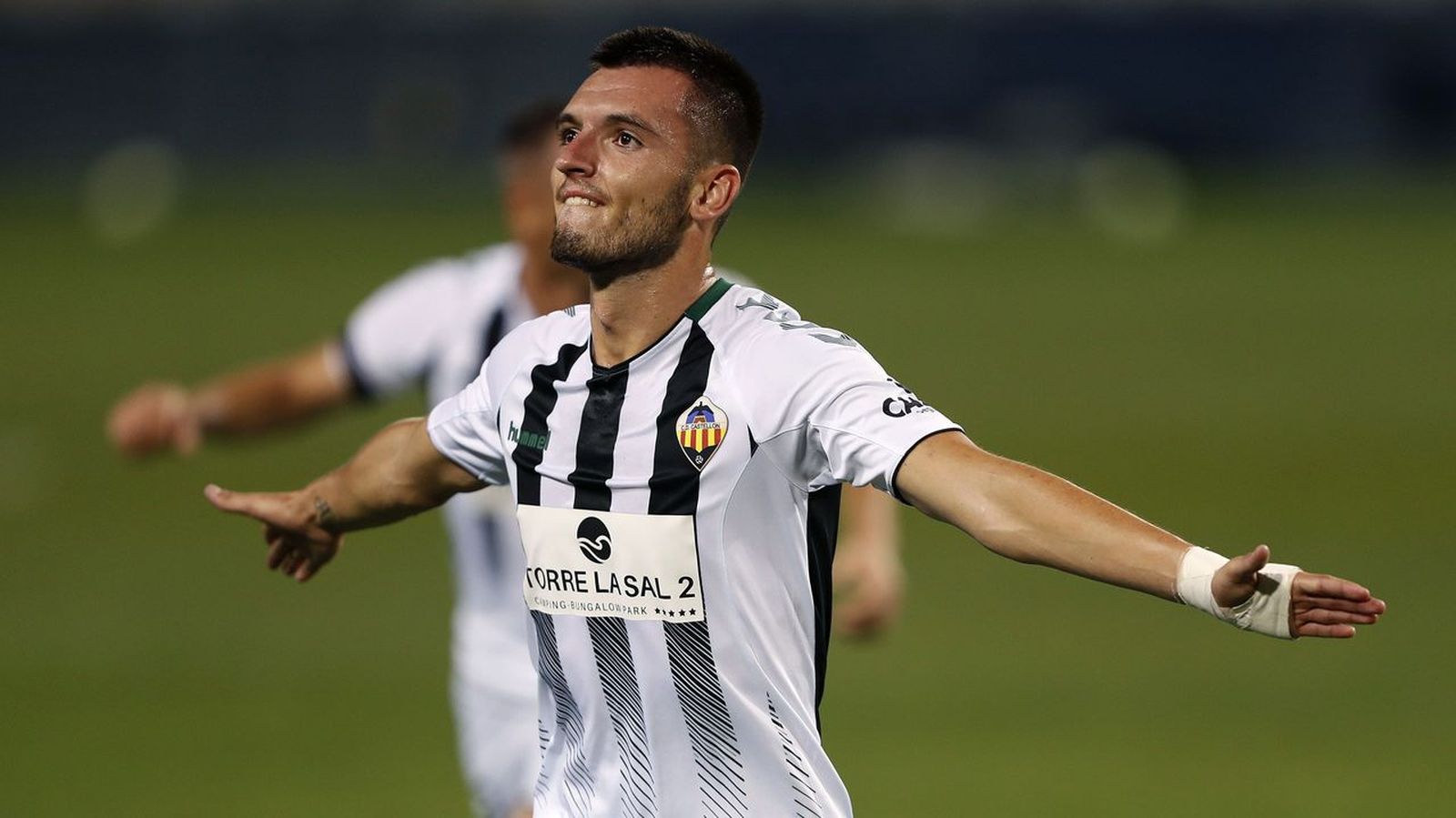 Lapeña, con la camiseta del Castellón