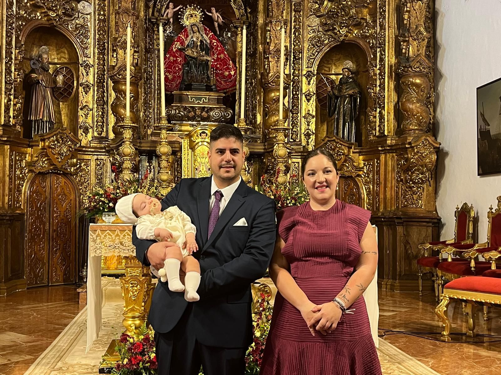 Bautismo de Nico, Mateo y Leo en el Santuario