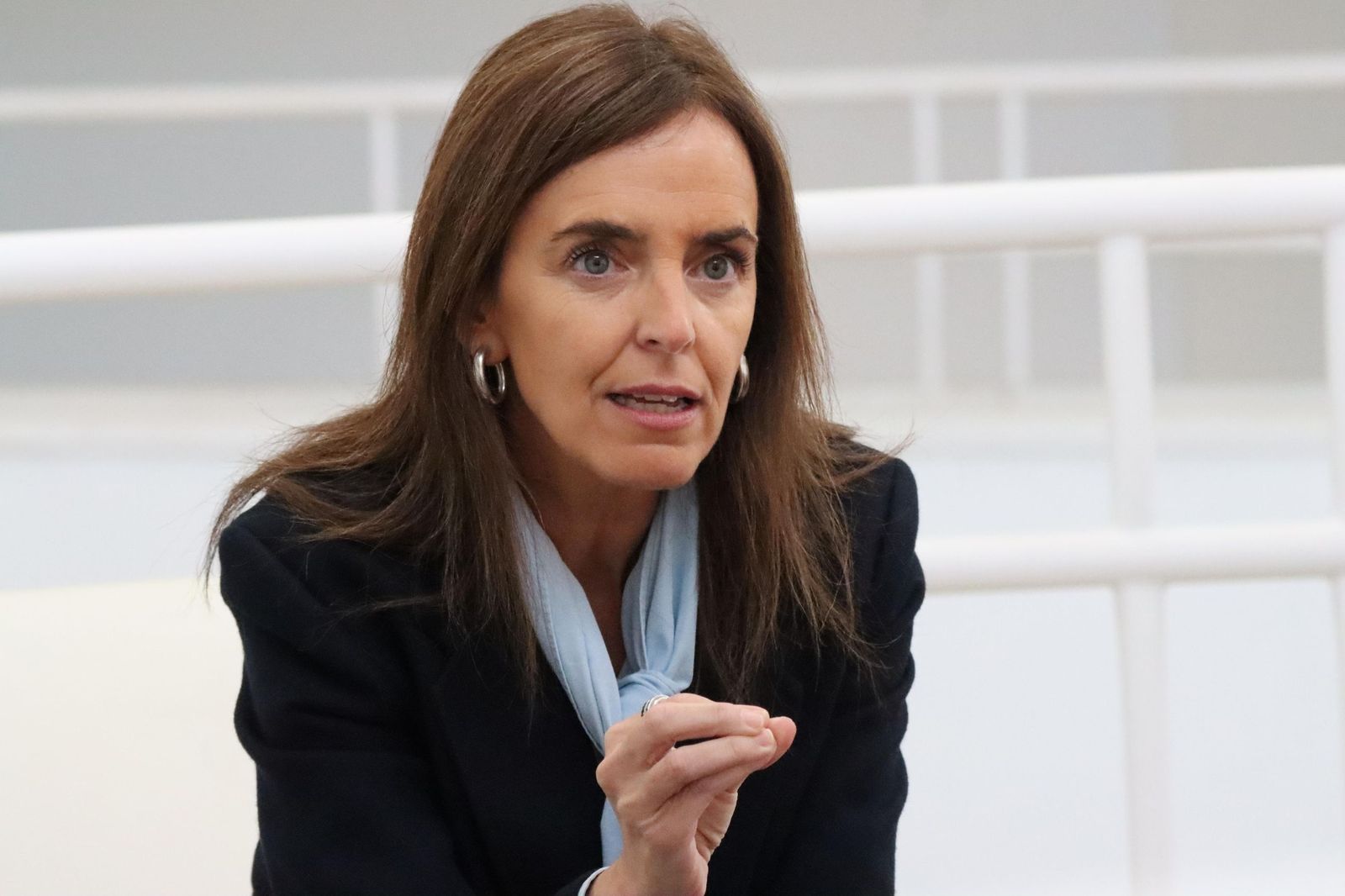 La vicesecretaria de Sanidad y Política Social del PP, Carmen Fúnez, durante la entrevista concedida a El Pueblo de Ceuta en el Puerta de África