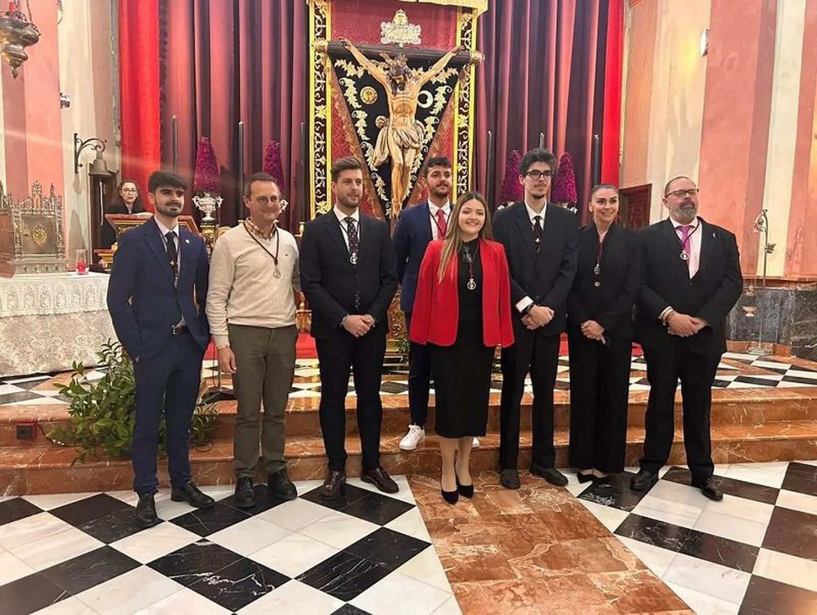Miembros de la Junta de Gobierno de la Hermandad./ FOTO CEDIDA