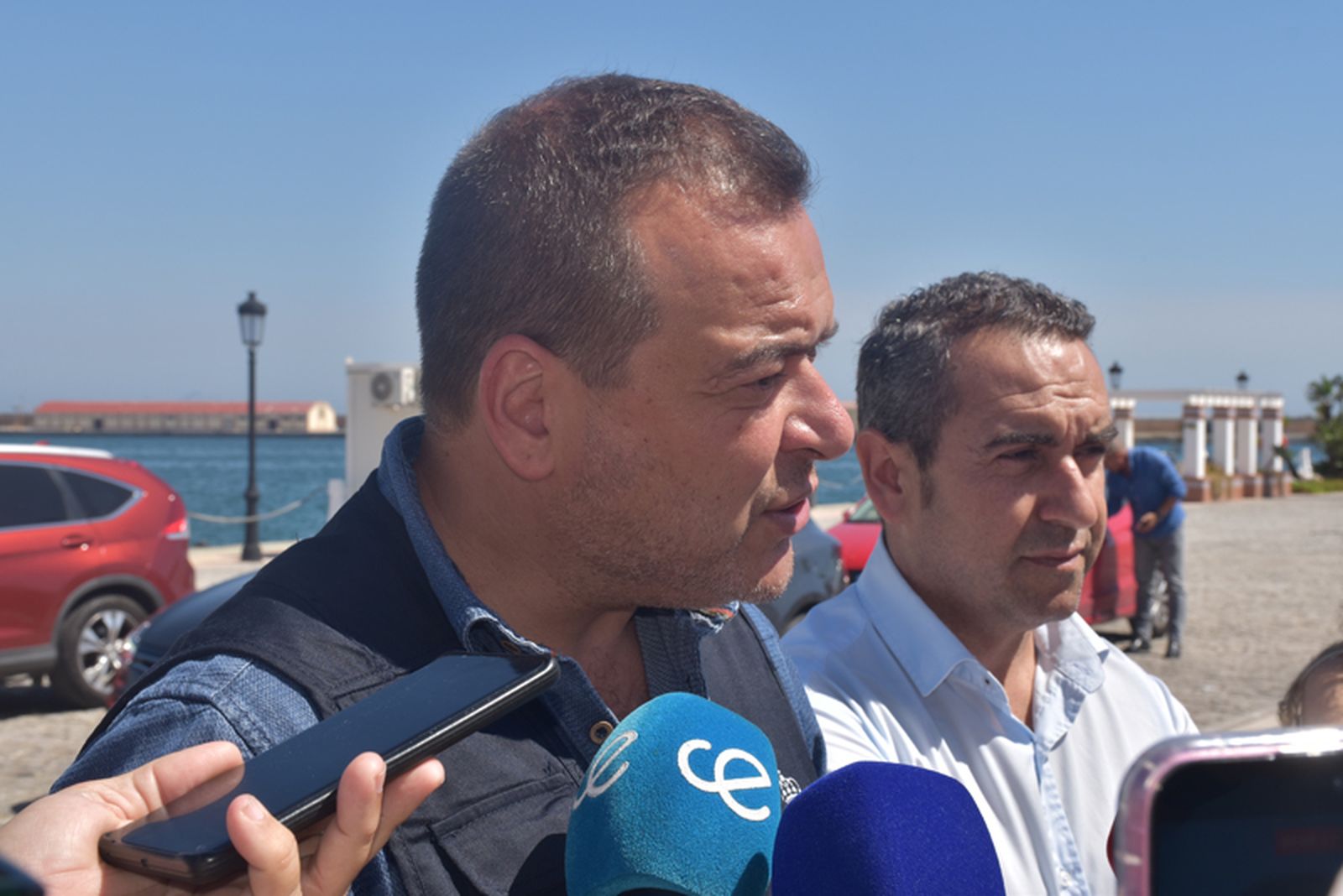 La OPE ensaya una zona de emergencia en el Muelle España