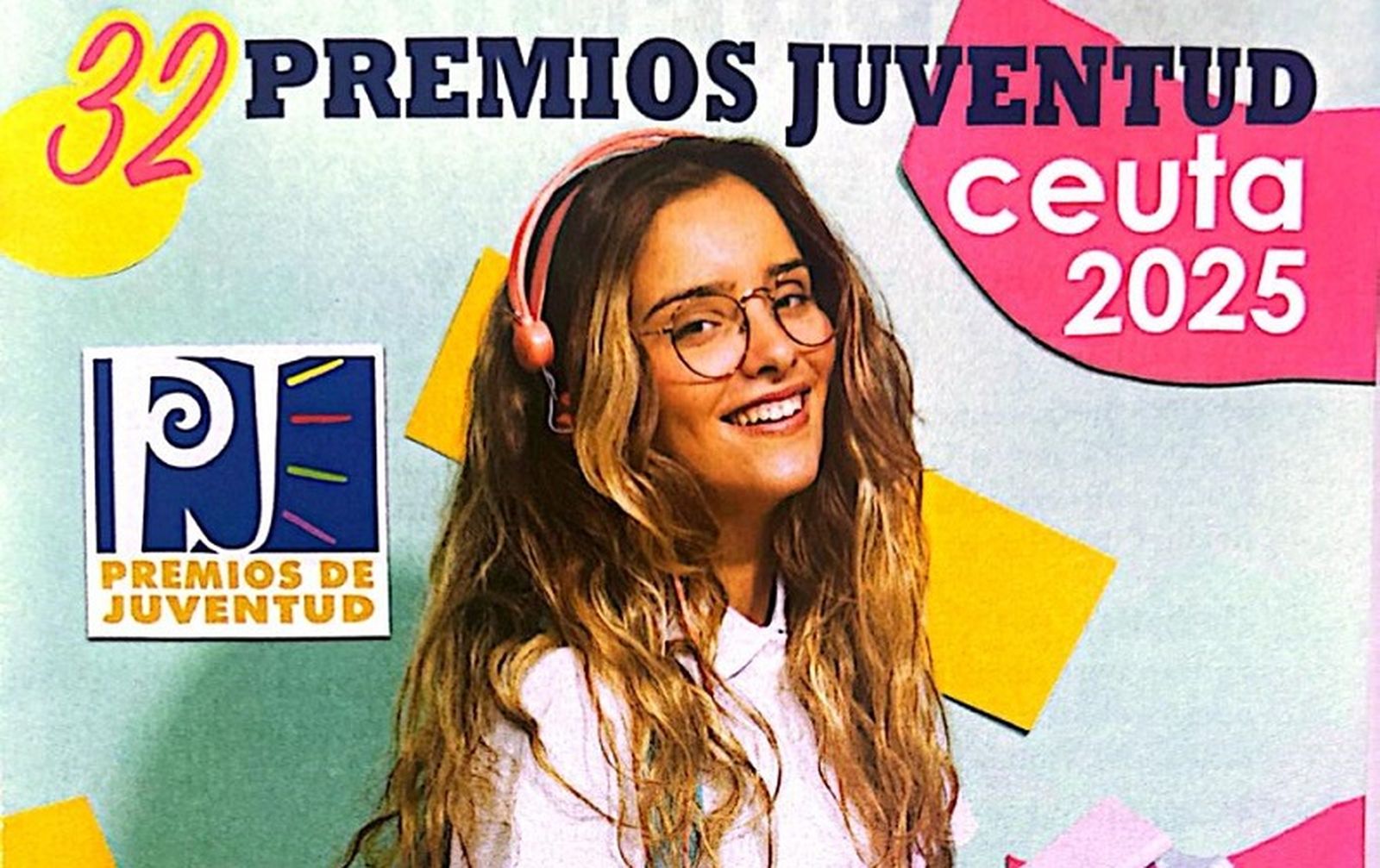 Cartel anunciador de la trigésimo segunda edición de los Premios Juventud de Ceuta.