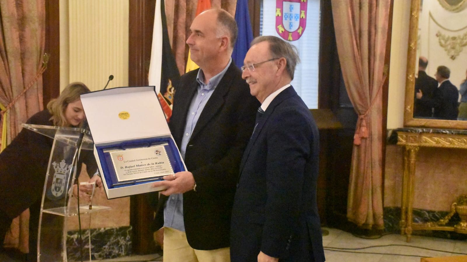 Matres de La Rubia recoge su placa