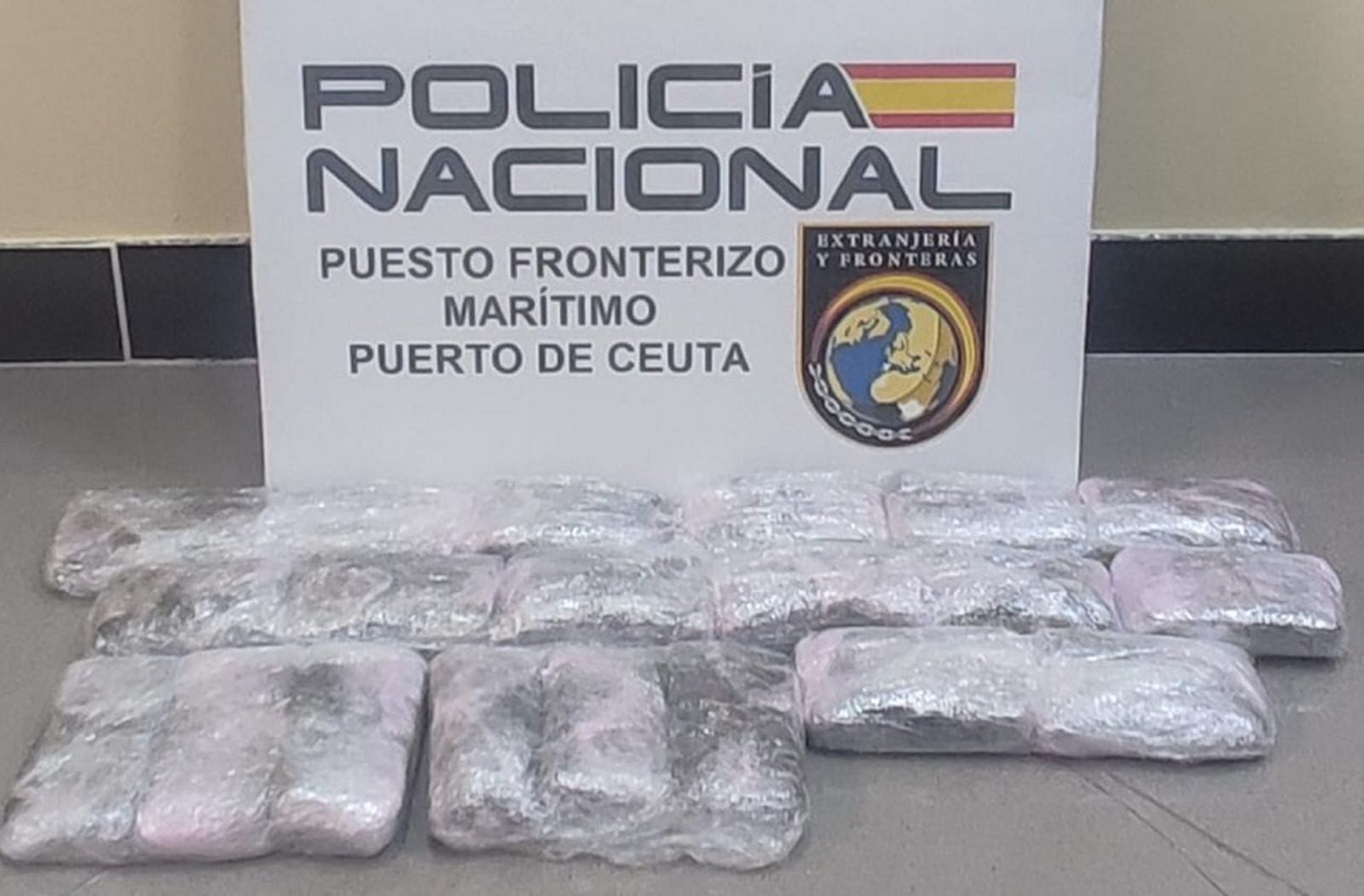 La droga incautada. / FOTO CNP