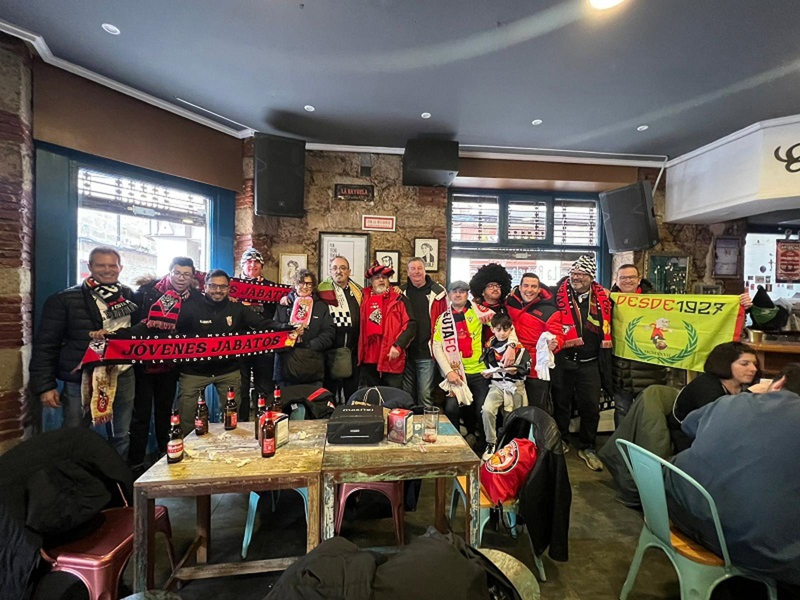 Hermanamiento de las aficiones del Ceuta y el Mirandés