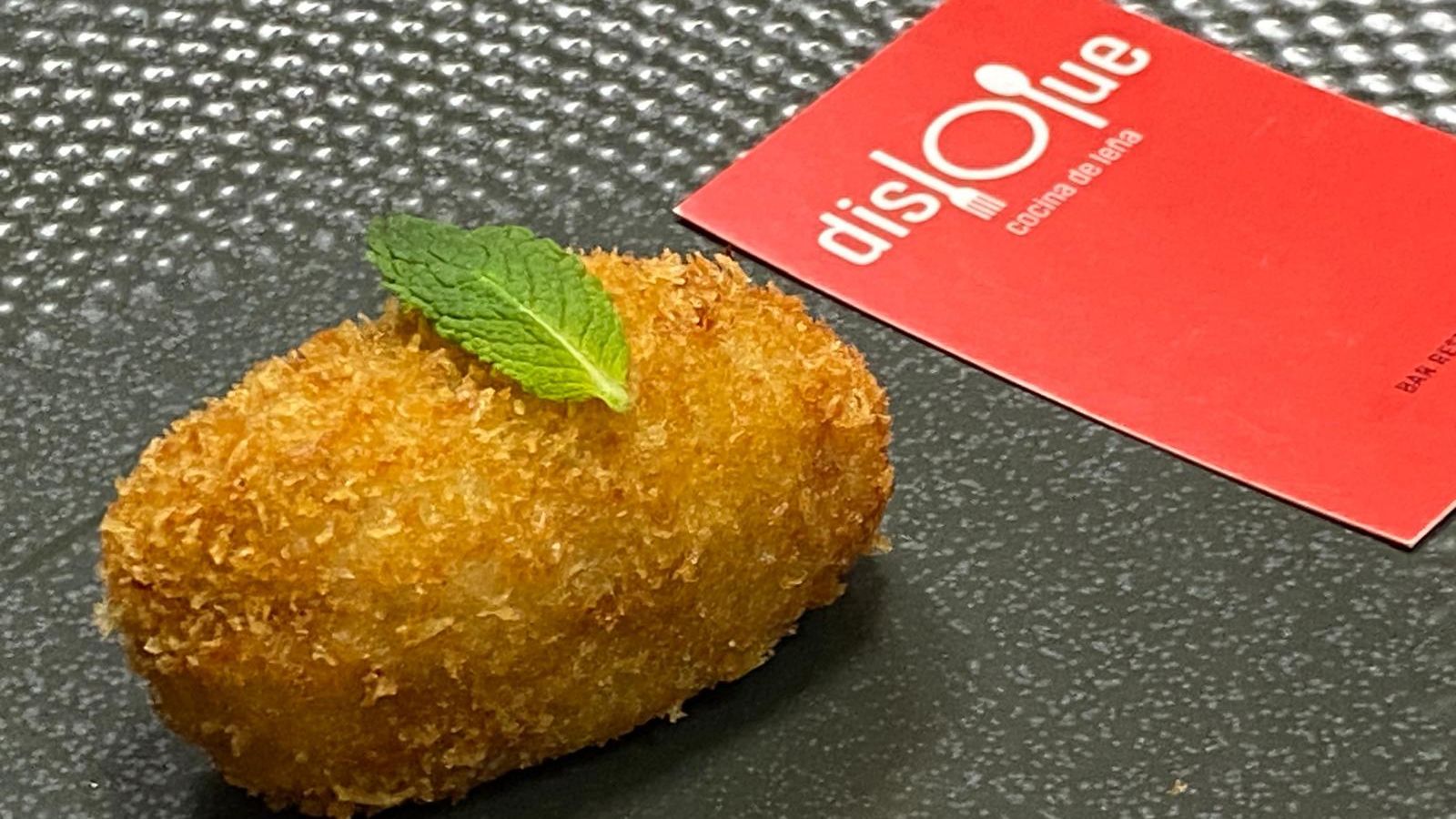 Una de las croquetas del Disloque.