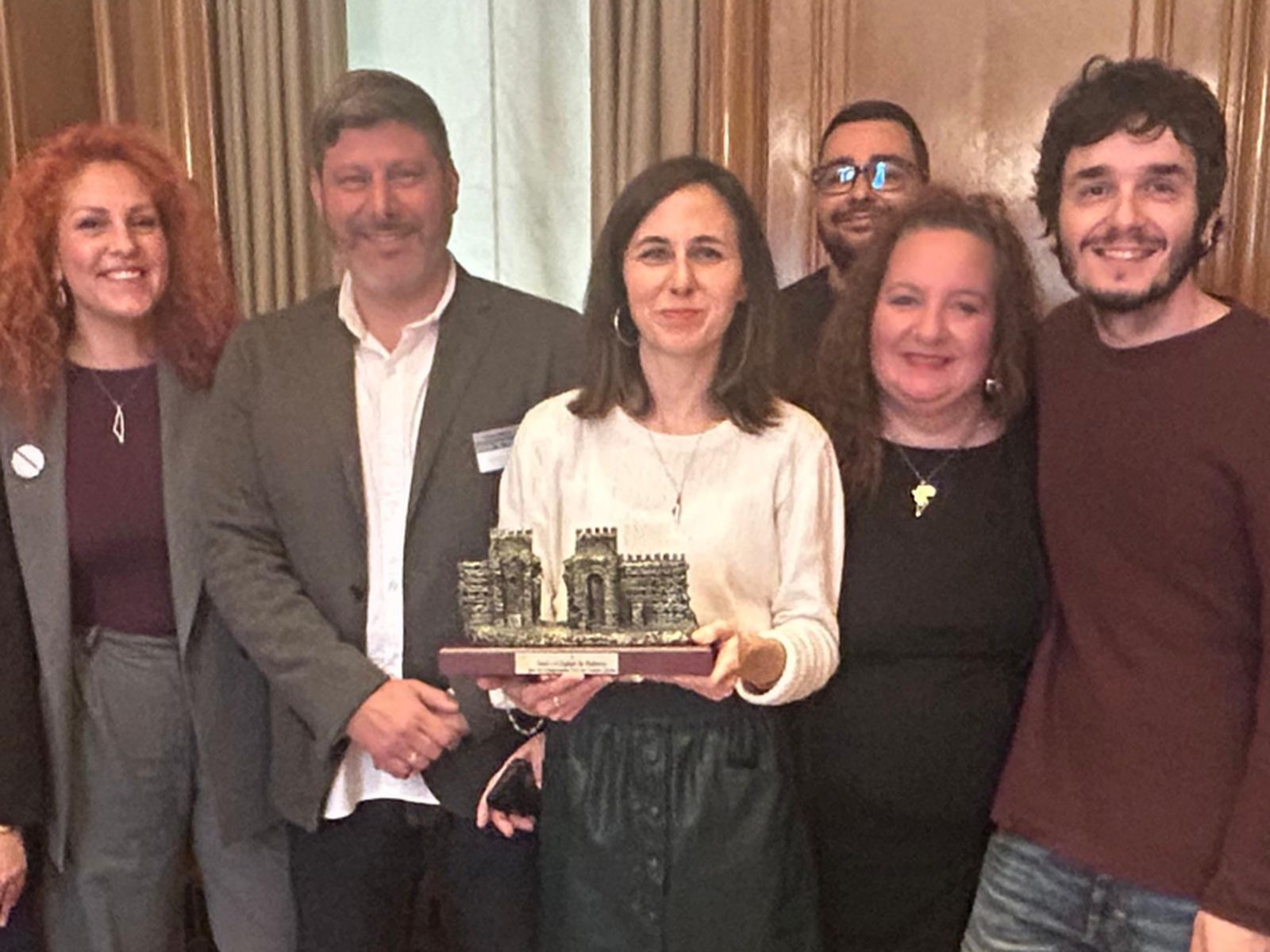 Belarra con los representantes de Ceuta Ya !