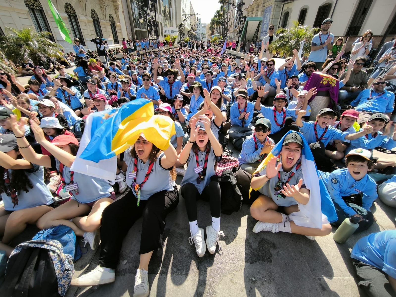 Ceuta da la bienvenida al movimiento scout con una hermosa ceremonia