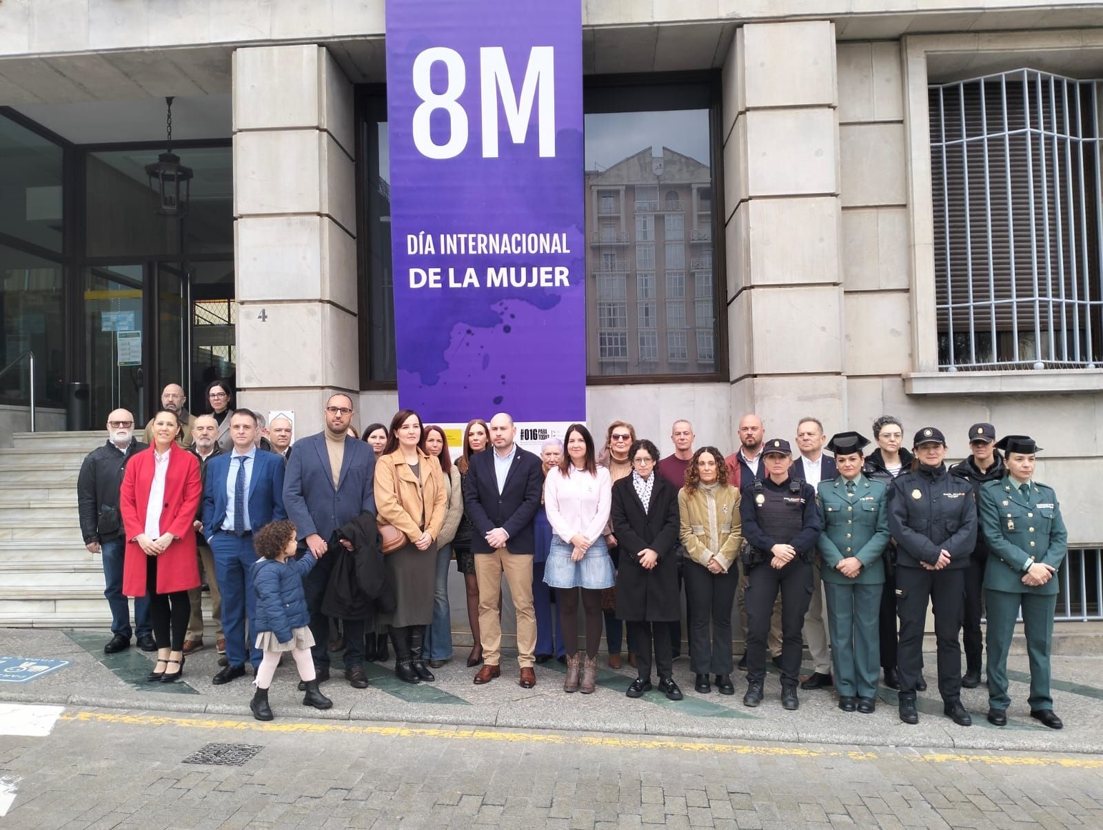 Imagen de la concentración celebrada durante la mañana de este domingo