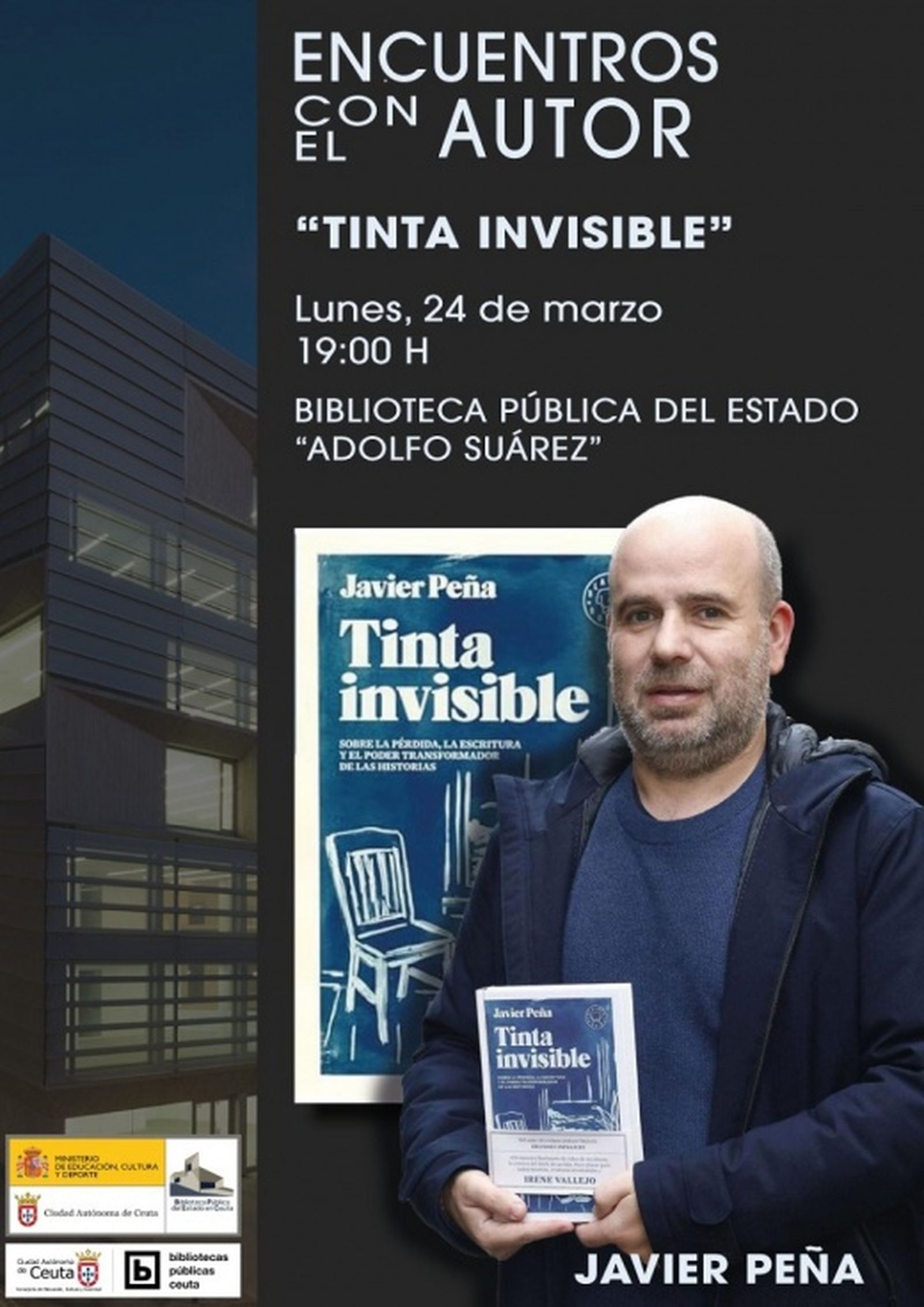 Encuentro con el autor Javier Peña. / FOTO CEDIDA