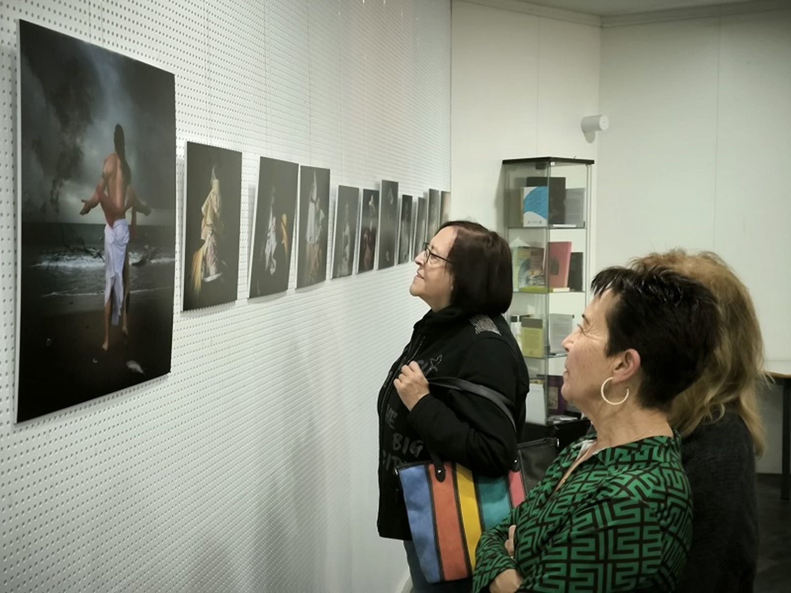 La muestra fotográfica ha sido retirada de la biblioteca. / FOTO NICOL´S