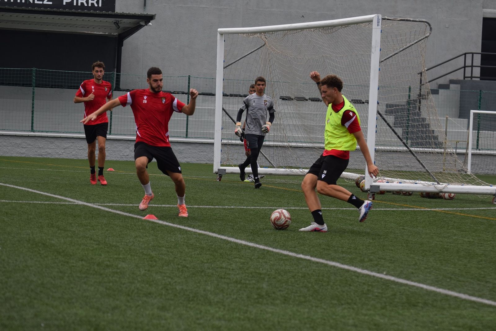 Entrenamiento del filial de la AD Ceuta