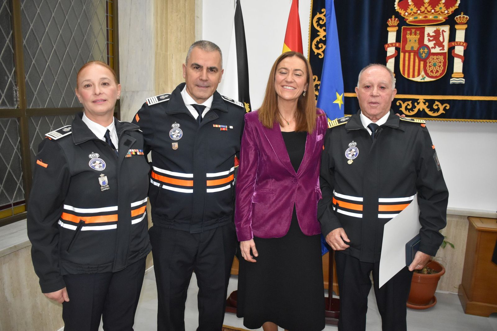 Protección Civil rreconoce el éxito de la OPE con la entrega de sus Medallas