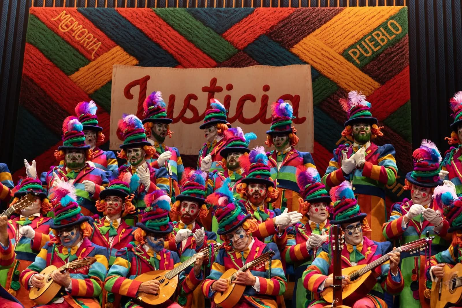 Momento de la actuación en el Falla