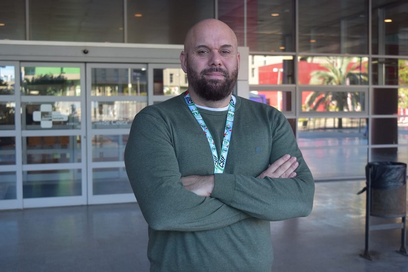 Delegado de CSIF en Sanidad y presidente de la Junta de Personal del INGESA, Alejandro Artero. / FOTO E.P.