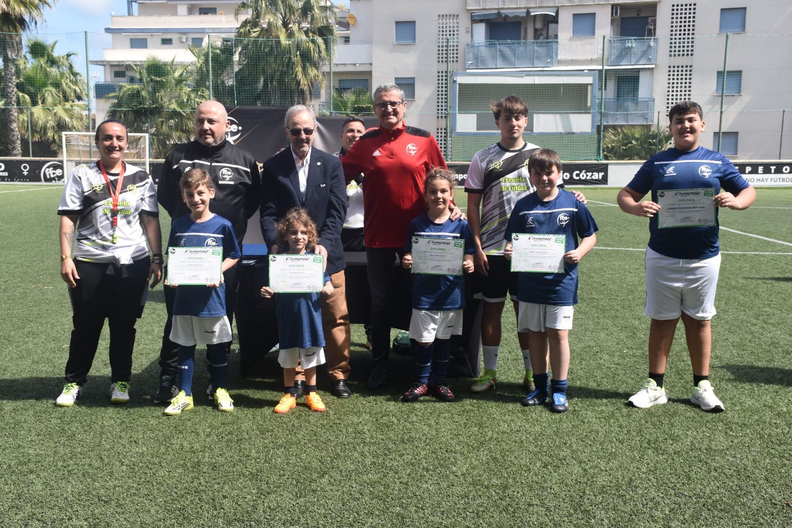 Entrega de diplomas Campus de Fútbol