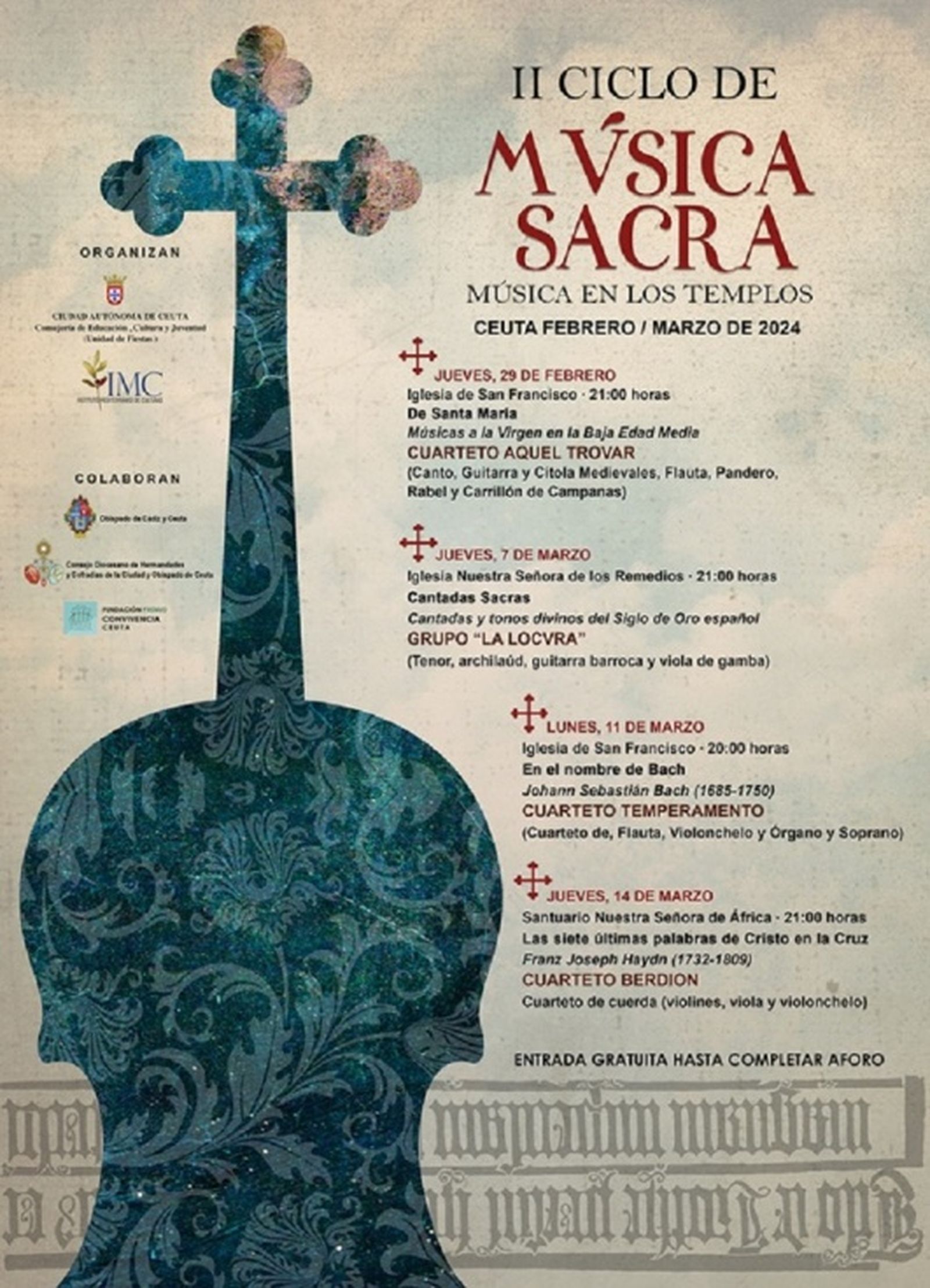 Cartel del ciclo. / FOTO CEDIDA