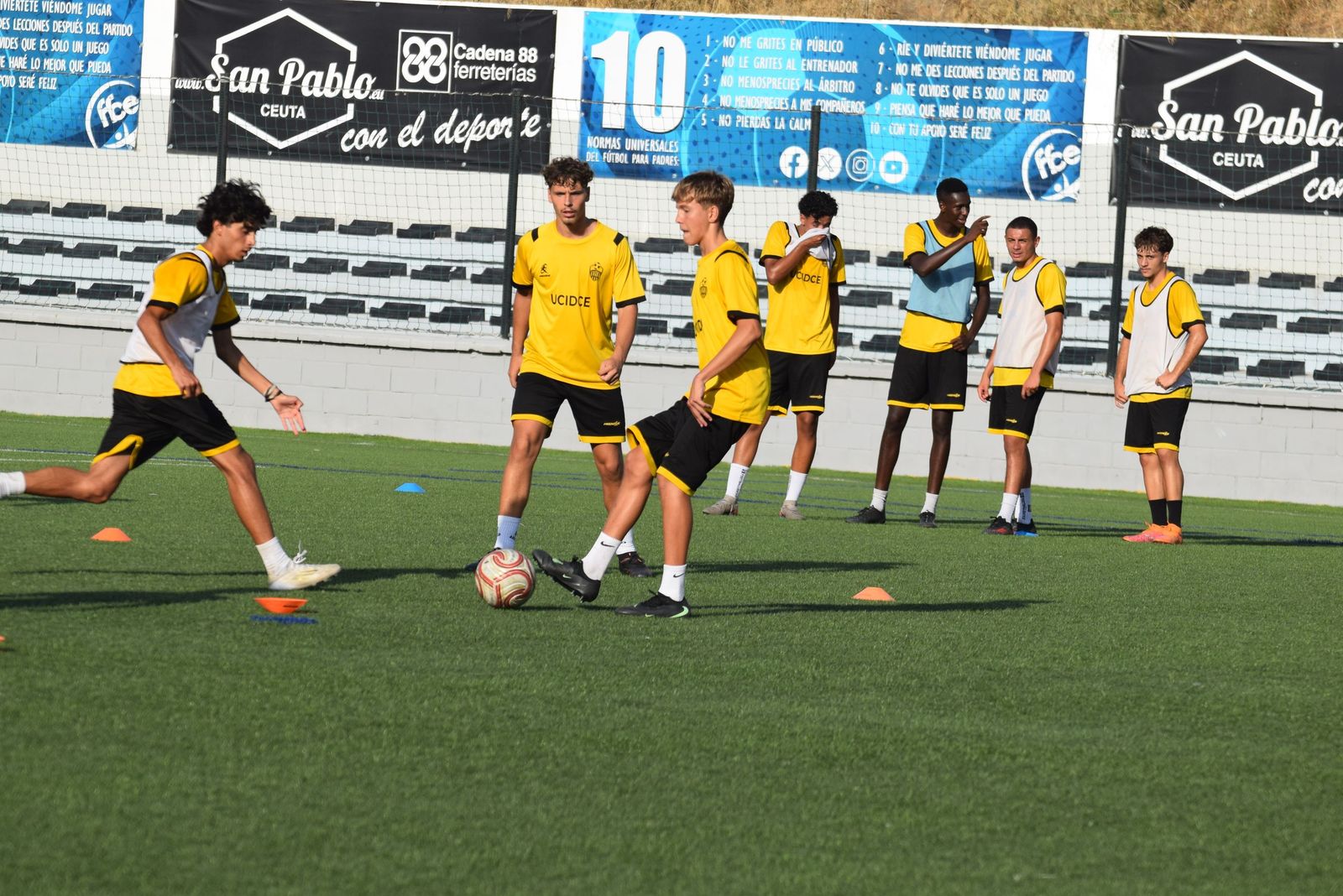 Entrenamiento Sporting Atlético