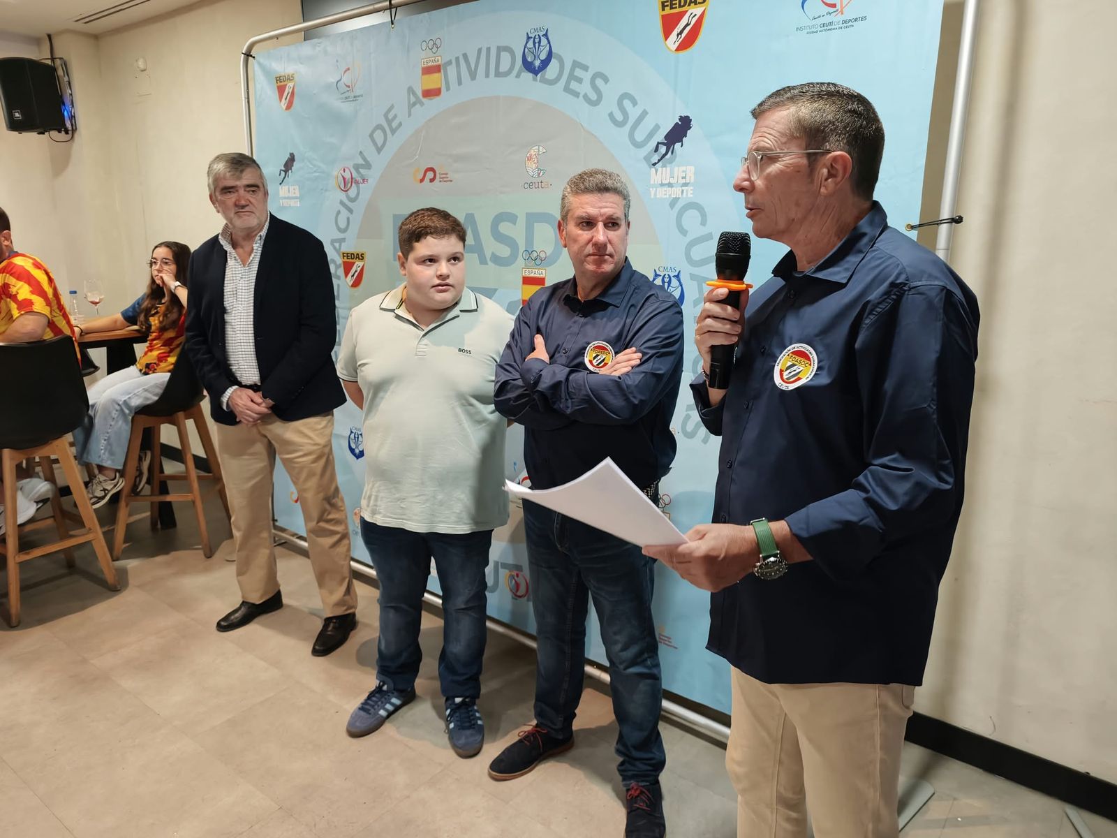 Rafael Ruiz y Mabel Lucena inauguran el palmarés del Campeonato de España de tiro subacuático en Ceuta