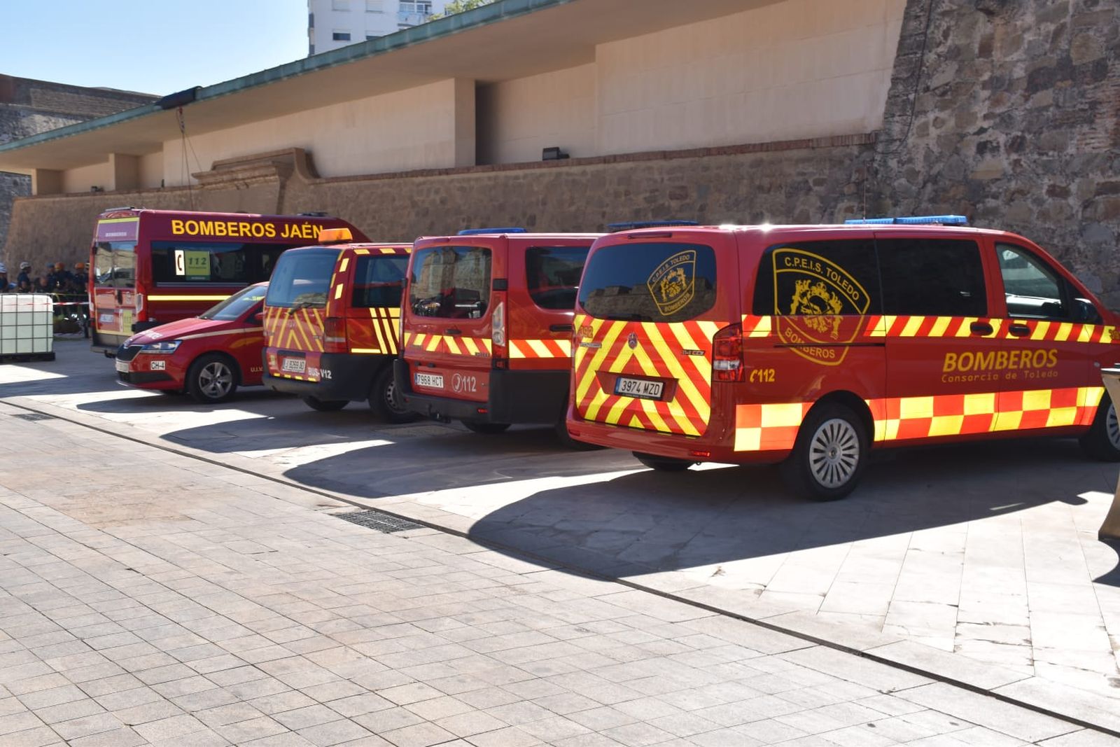 Bomberos de toda España protagonizan en Ceuta una jornada técnica y de formación práctica en rescates