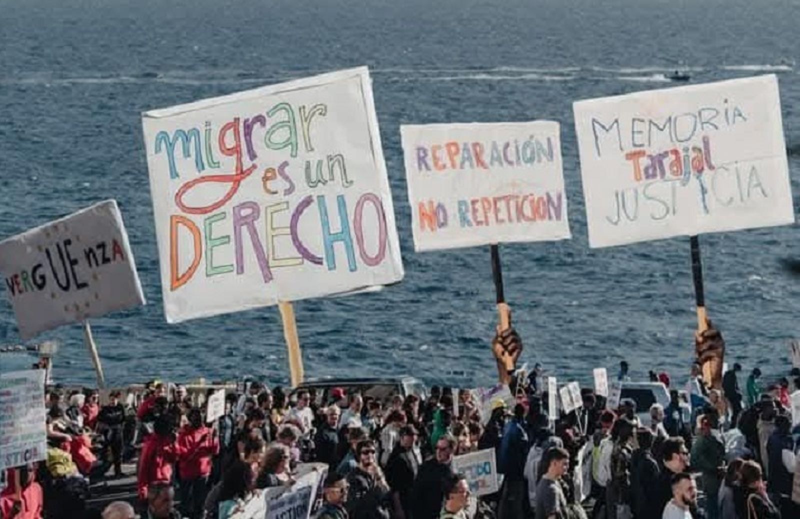 Marcha del Tarajal en Ceuta. / FOTO APDHA