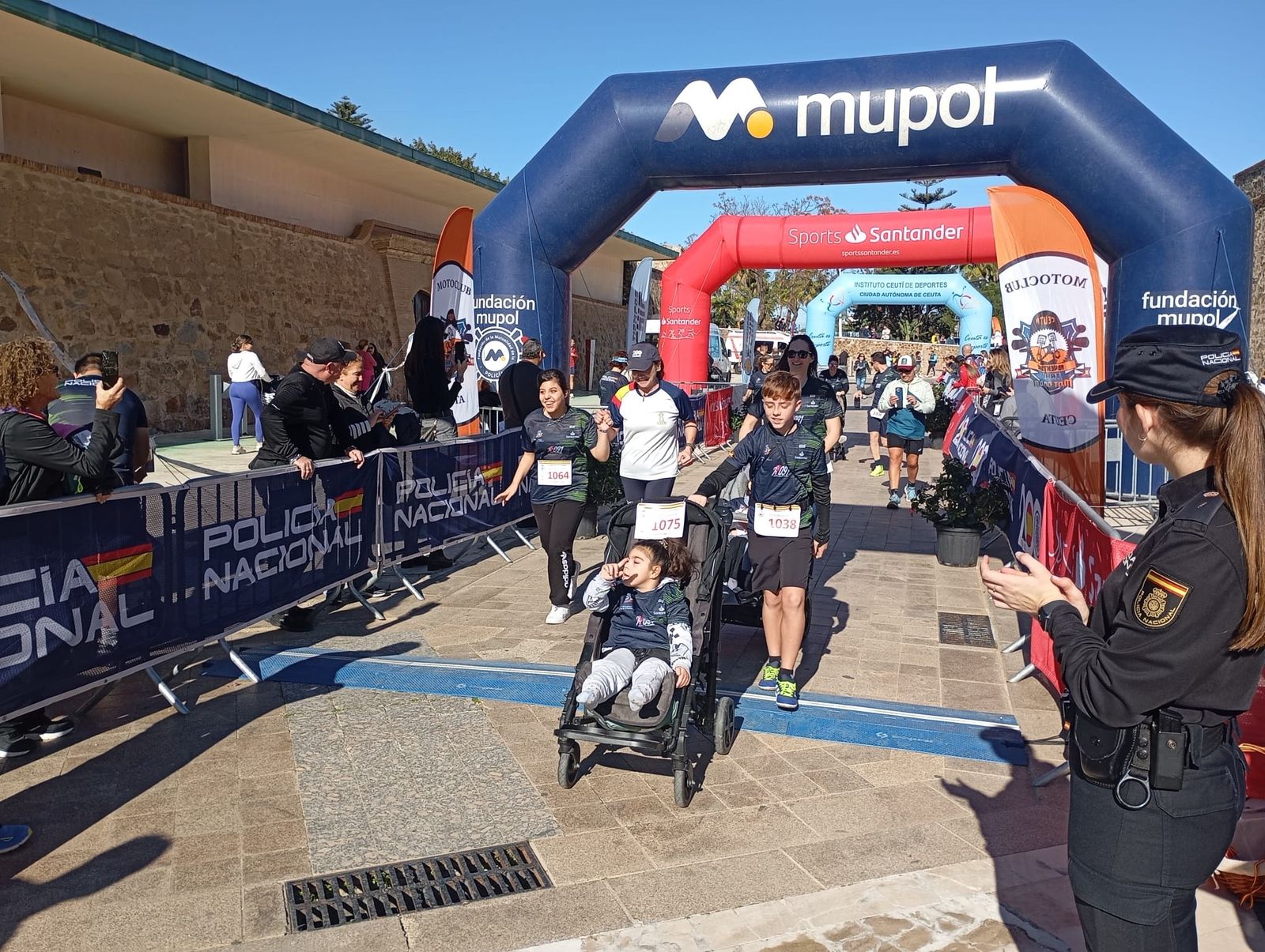 Un momento de la prueba.