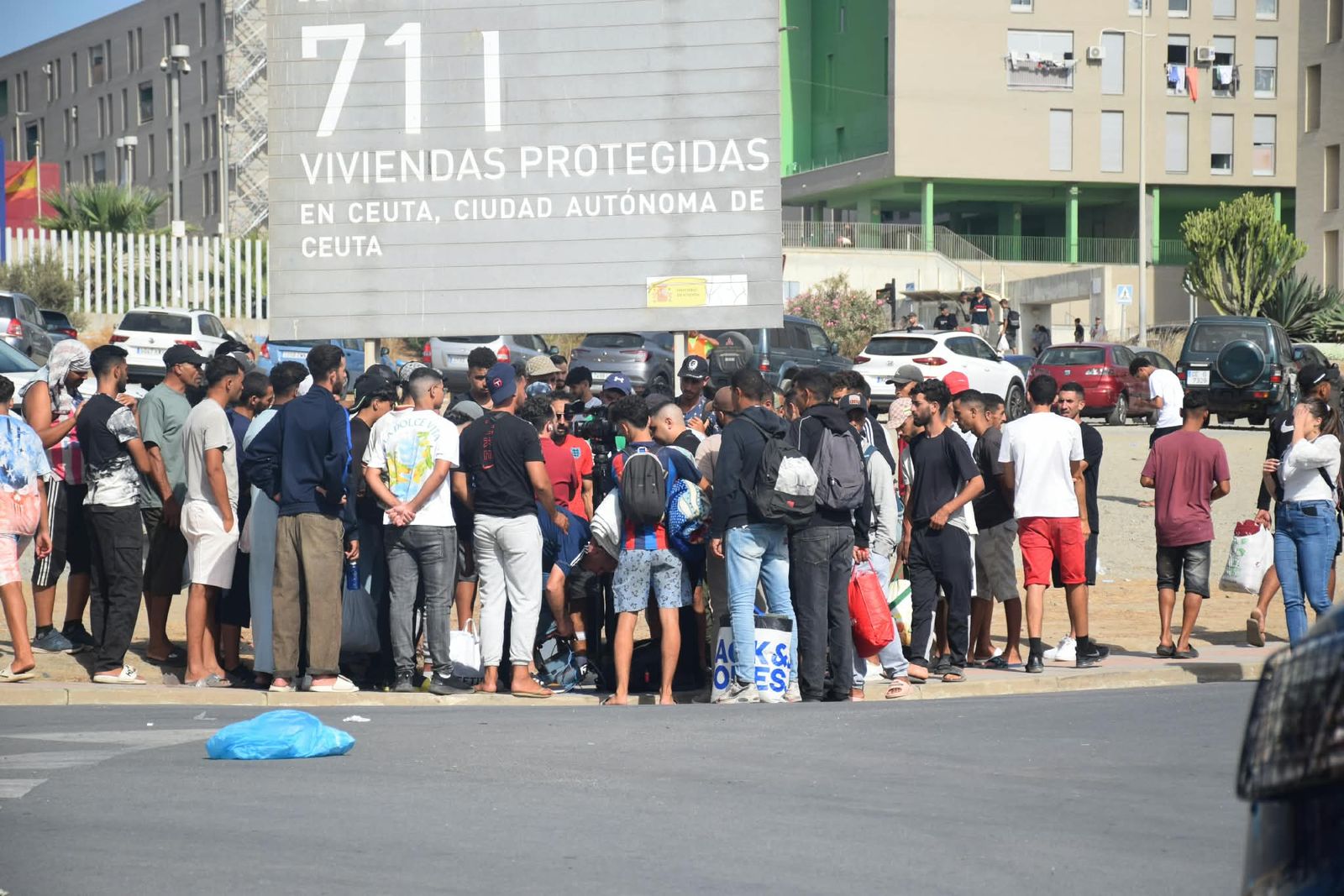 Migrantes en Loma Colmenar