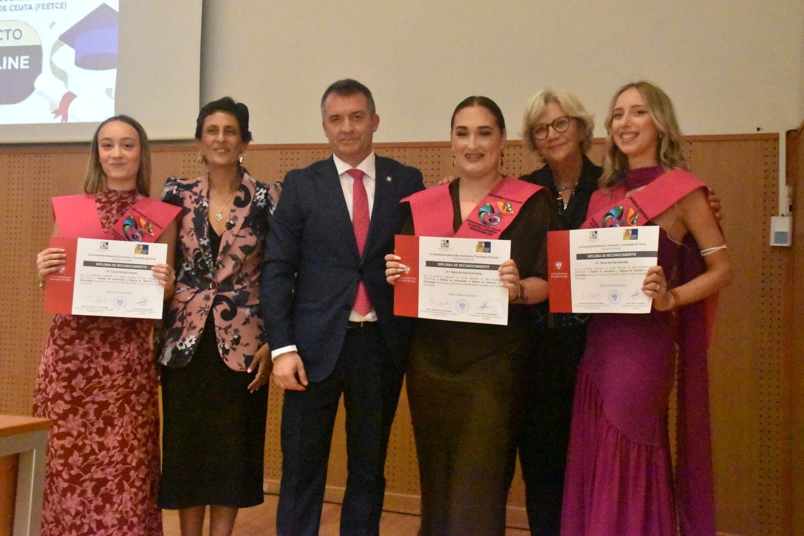 Graduación en el Campus de los posgrados de la Universidad de Granada en Ceuta