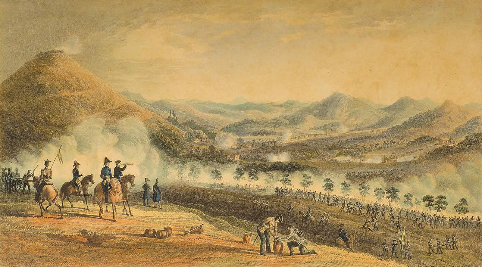Batalla de Oriamendi, 16 de marzo de 1837.