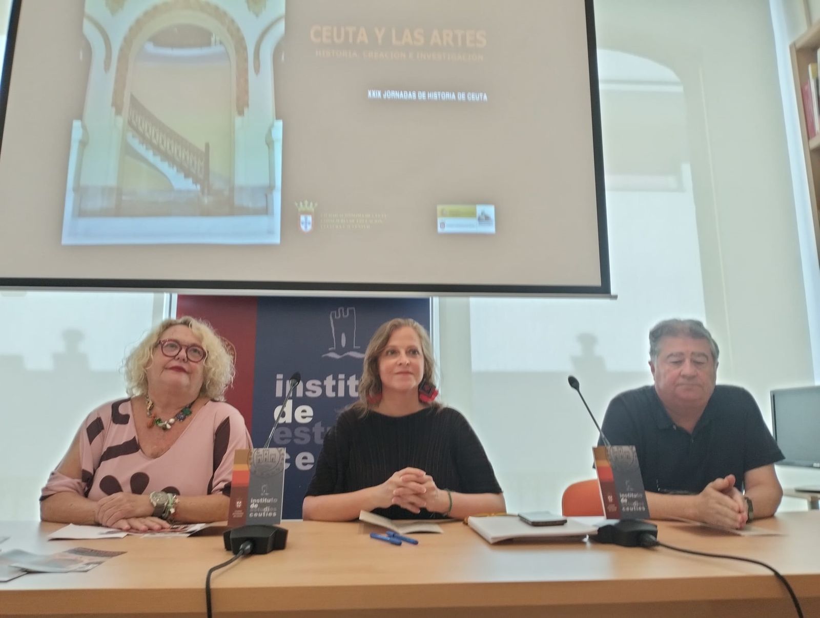 Un momento del acto de presentación de las Jornadas