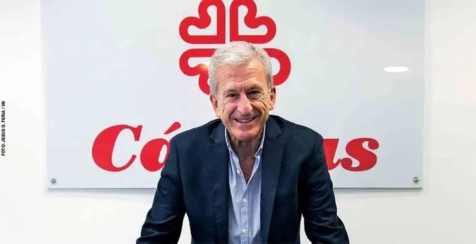 El presidente de Cáritas, Manuel Bretón