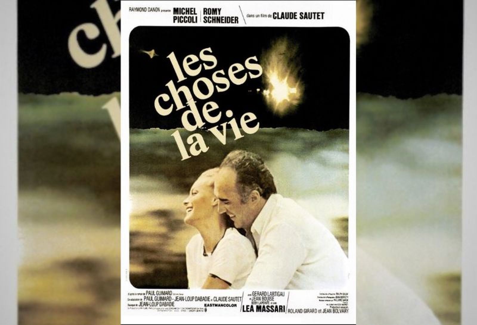 Cartel de la película ‘Las cosas de la vida’.