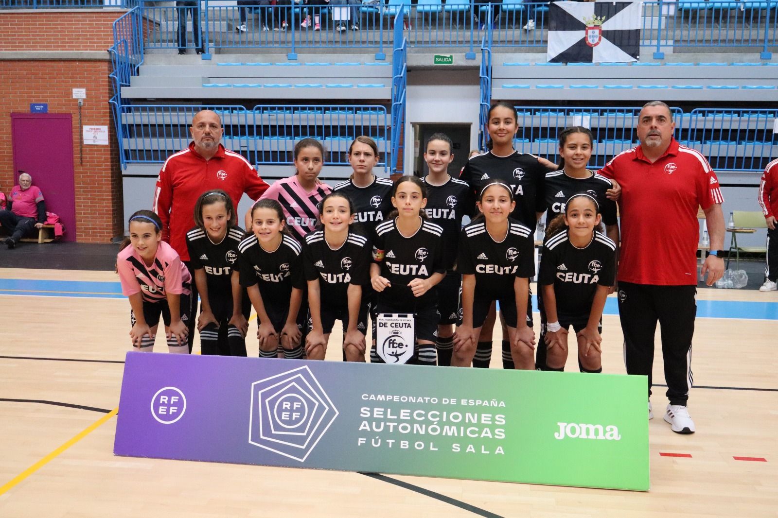 Jornada histórica para Ceuta en el Campeonato de España sub-12 de Fútbol Sala